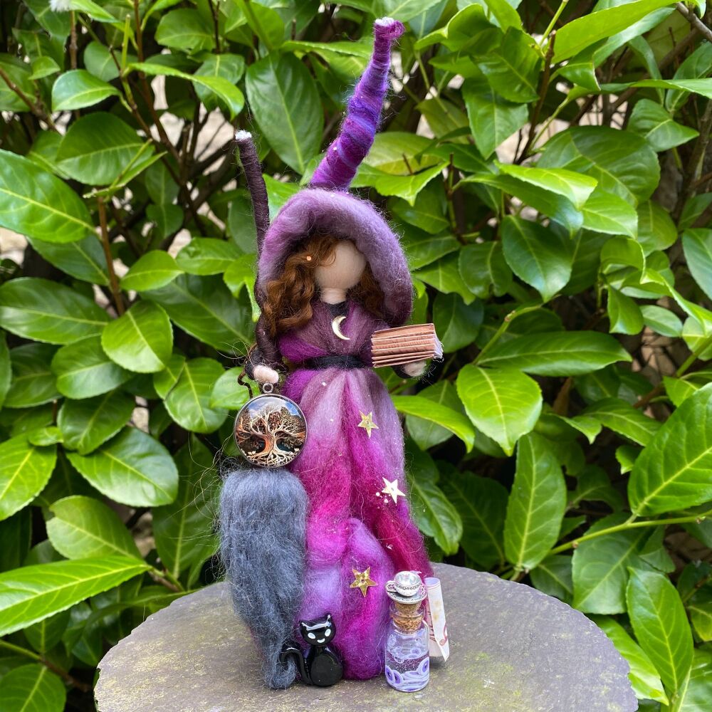 ** Coven of the Cauldron Collectable Witch ** ~ Heather