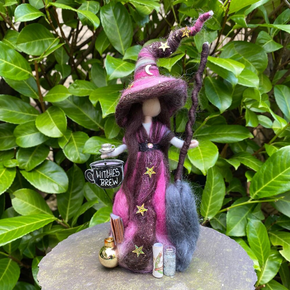 ** Coven of the Cauldron Collectable Witch ** ~ Rose