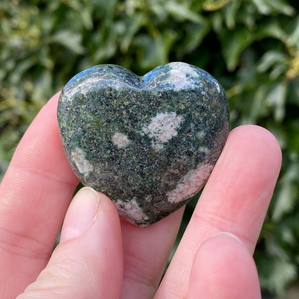 Preseli Bluestone (Stonehenge Stone) Carved Heart ~ #1