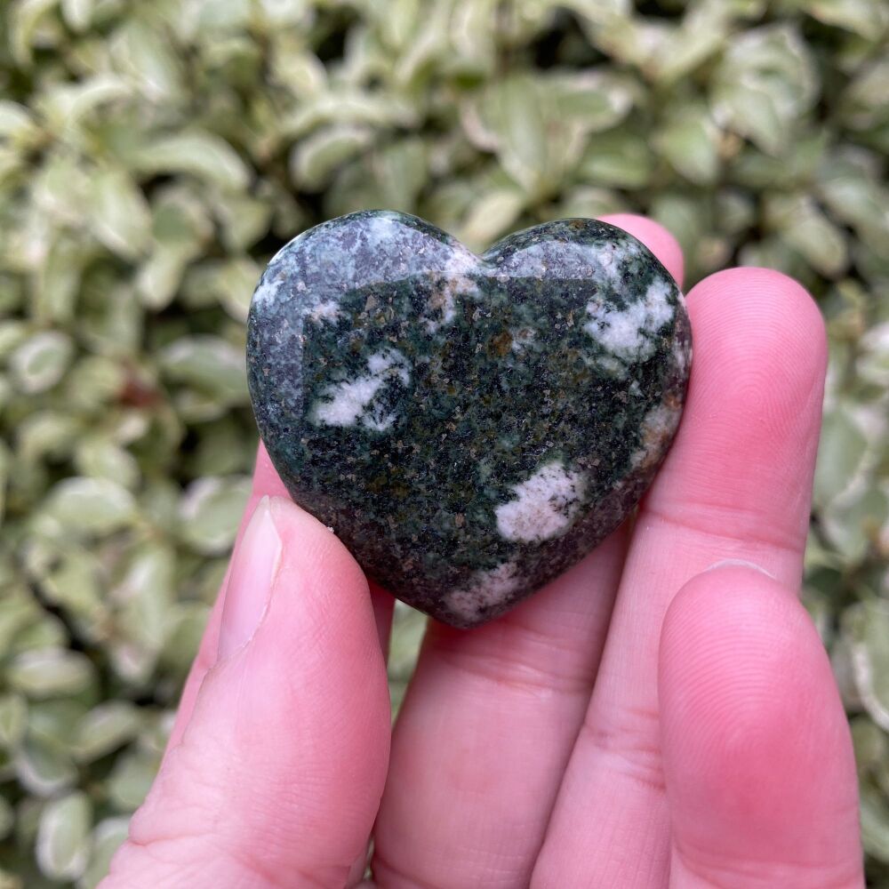 Preseli Bluestone (Stonehenge Stone) Carved Heart ~ #2