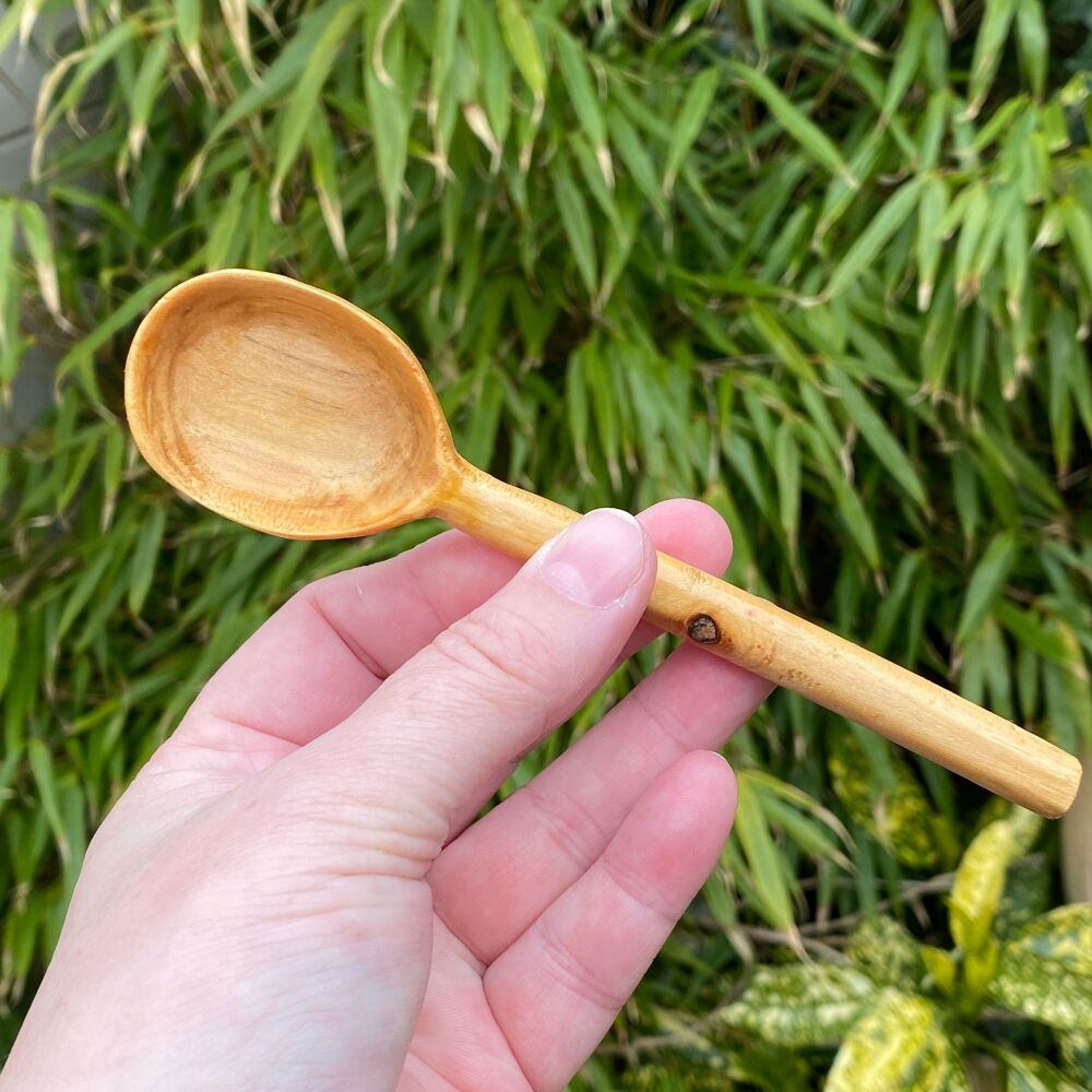 Carved Sycamore Spoon ~ #1