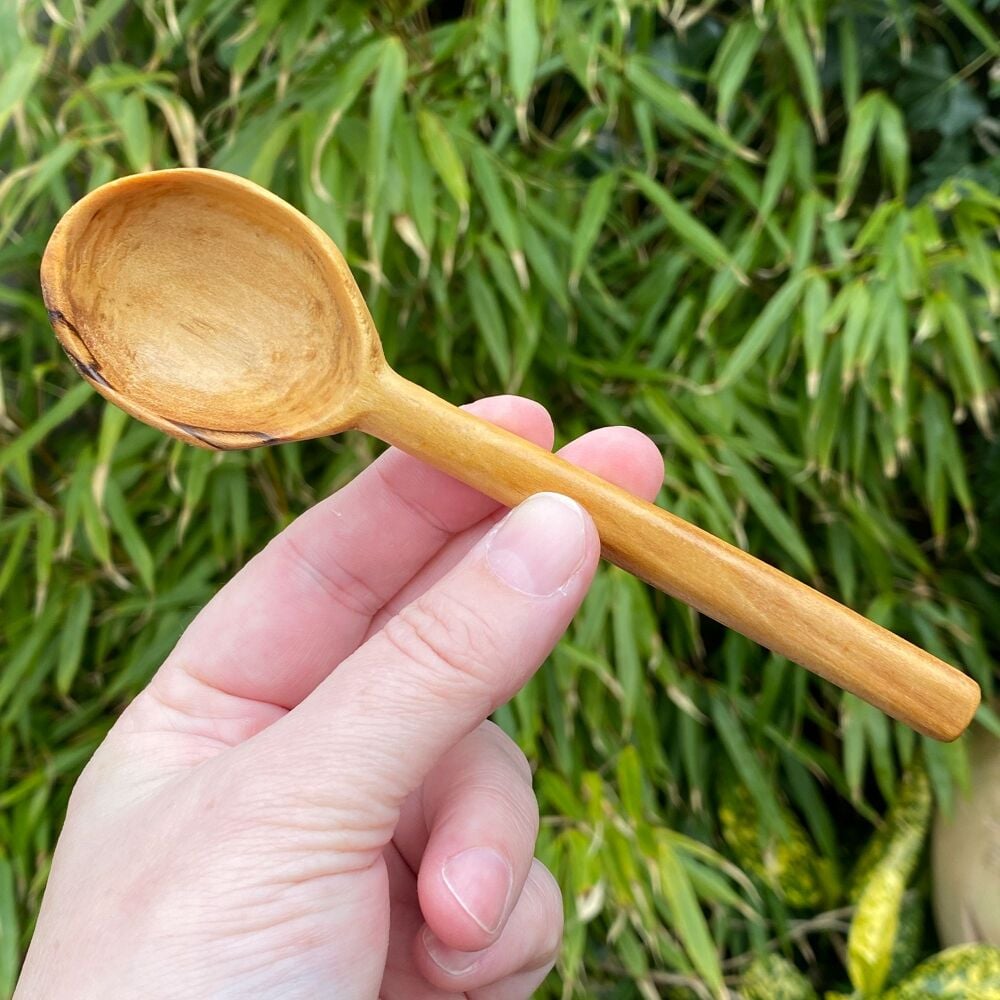Carved Sycamore Spoon ~ #3