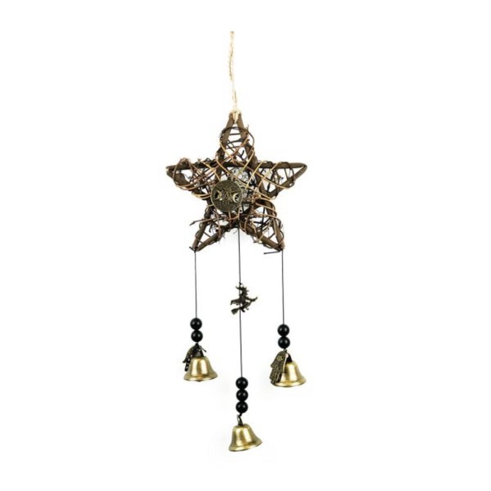Witch Bells with Rustic Pentagram ~ #B