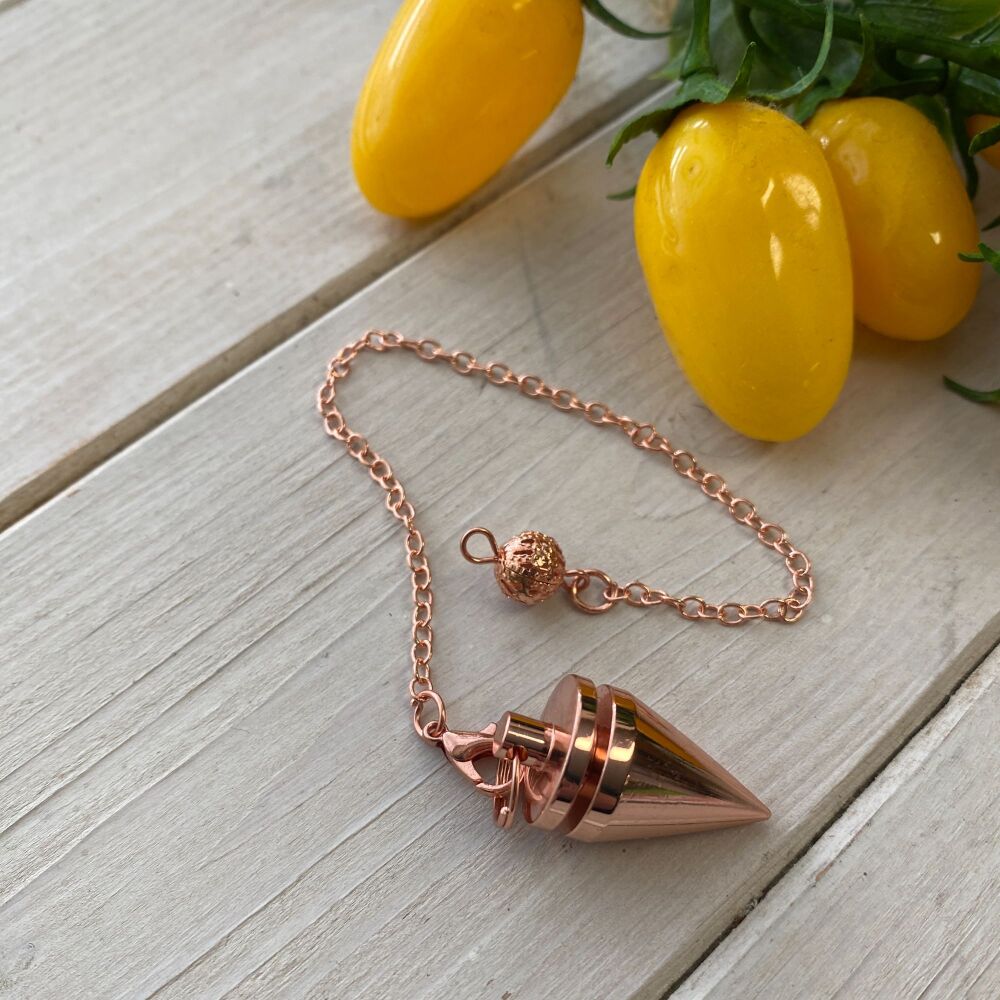 Mini Cone Pendulum ~ Rose Gold