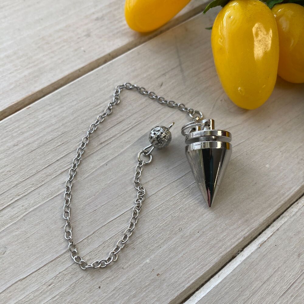 Mini Cone Pendulum ~ Silver