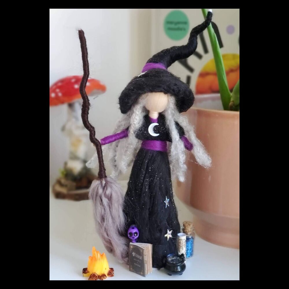 ** Coven of the Cauldron Collectable Witch ** ~ Endora