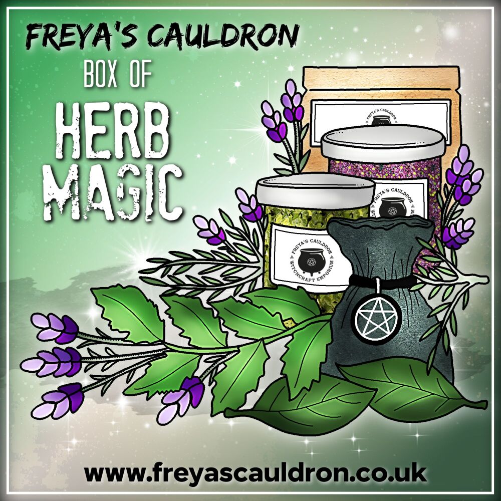 *** Freya's Cauldron Box of Magical Herbs ~ June Box