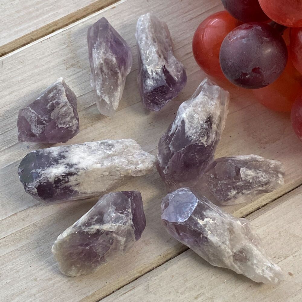 Amethyst Rough Points ~ Pack of 2