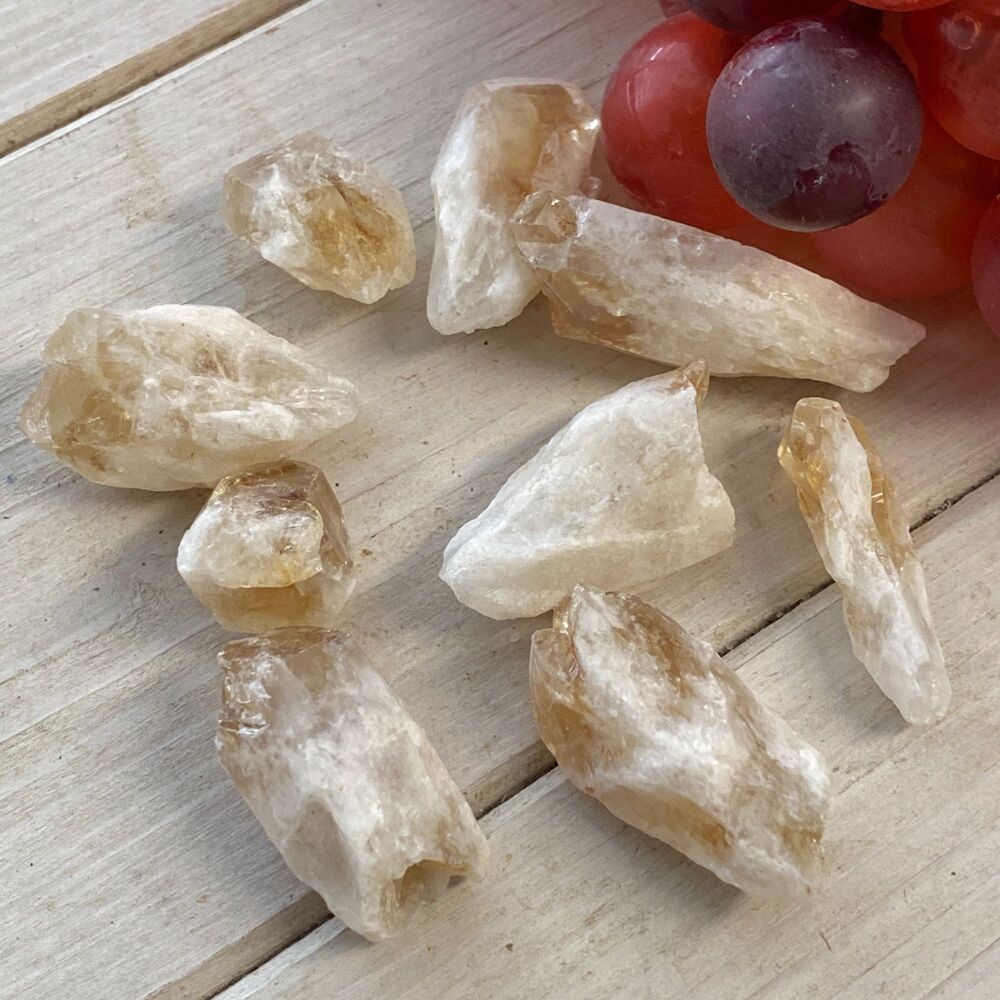 Citrine Rough Points ~ Pack of 3