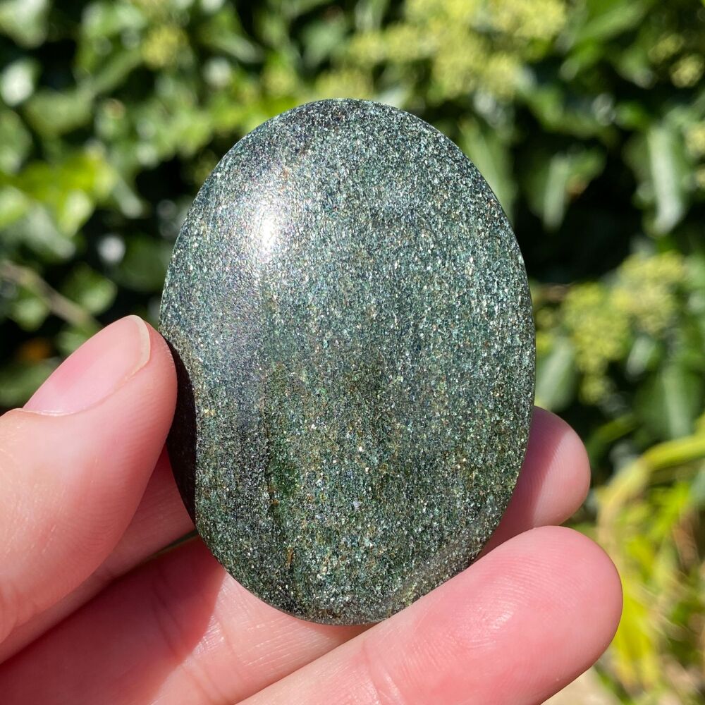 Fuchsite with Mica Palm Stone ~ #3