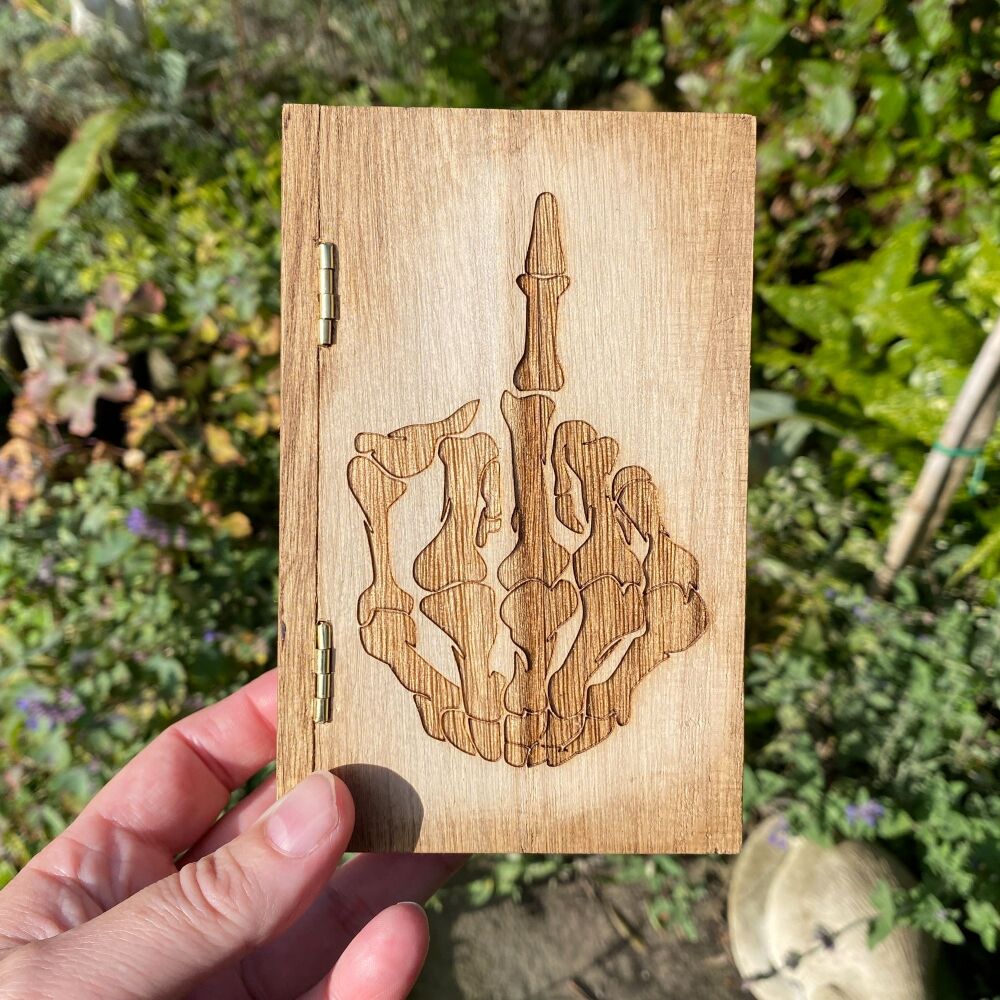 A Lovely Wooden Book Box with The Finger ~ was £6.99