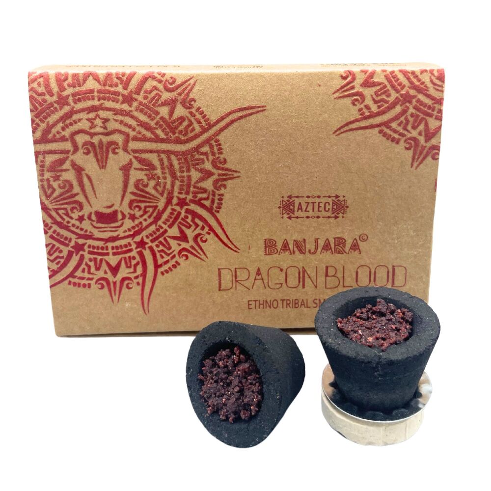 Banjara Tribal Resin Cups ~ Dragons Blood