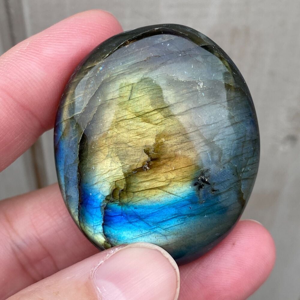 Labradorite Palm Stone ~ #2