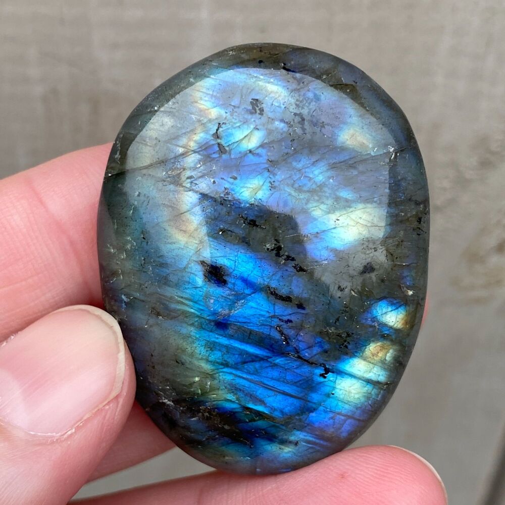 Labradorite Palm Stone ~ #3