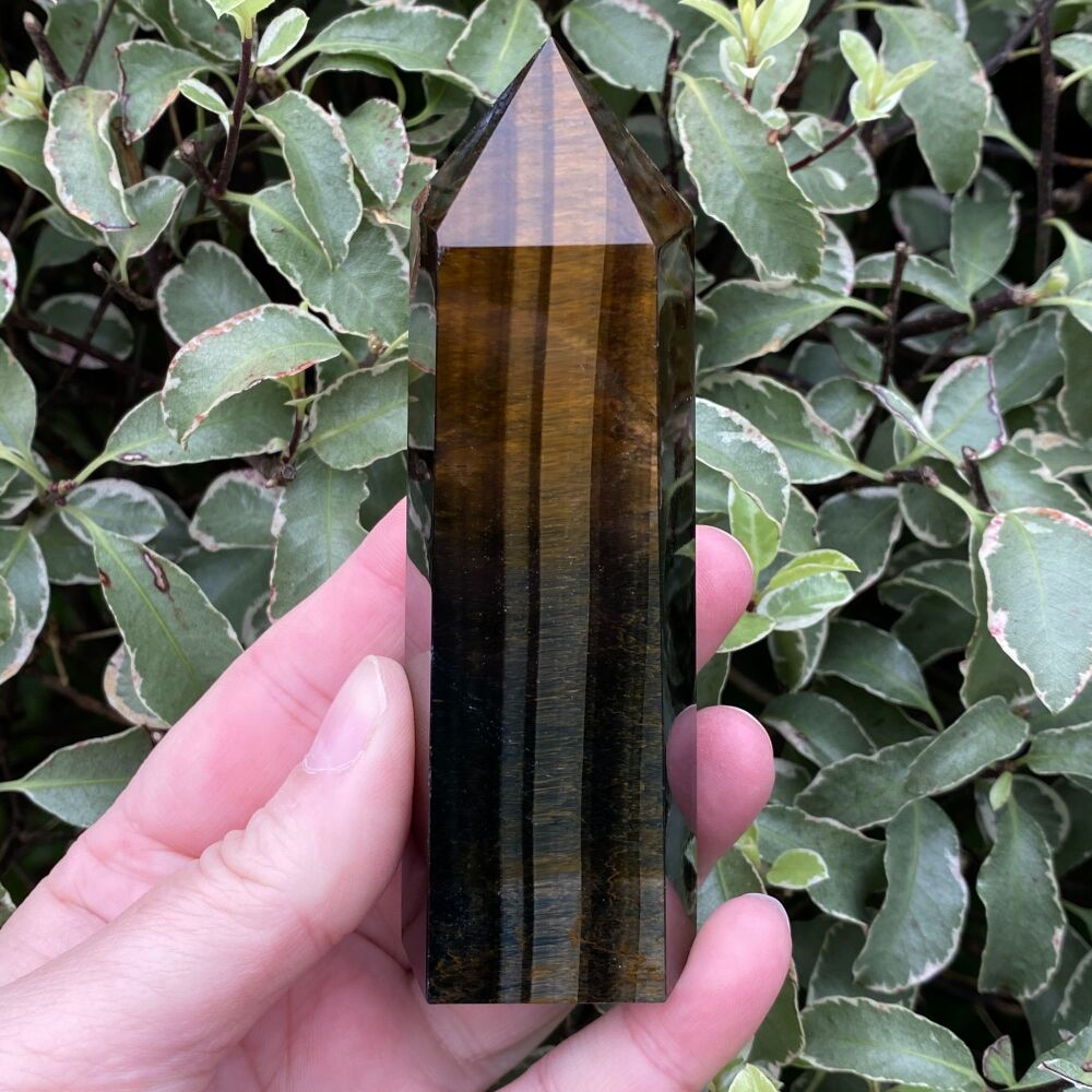 Golden Tiger Eye Crystal Point ~ Was £16.99