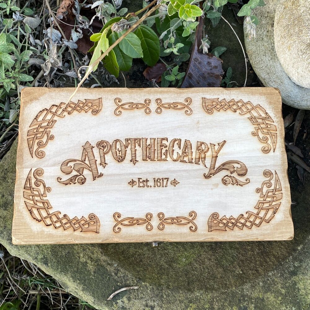 Apothecary  Wooden Storage Box