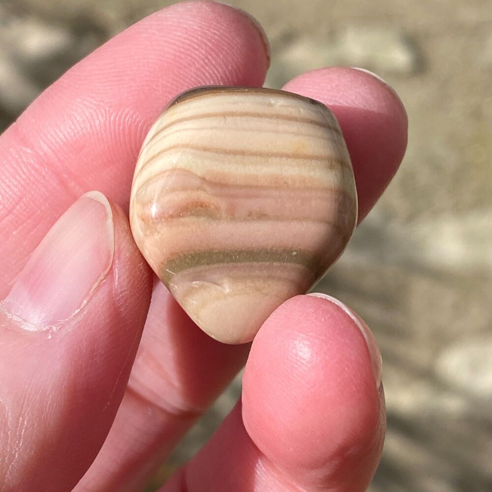 Saturn Chalcedony Tumble Stone ~#4