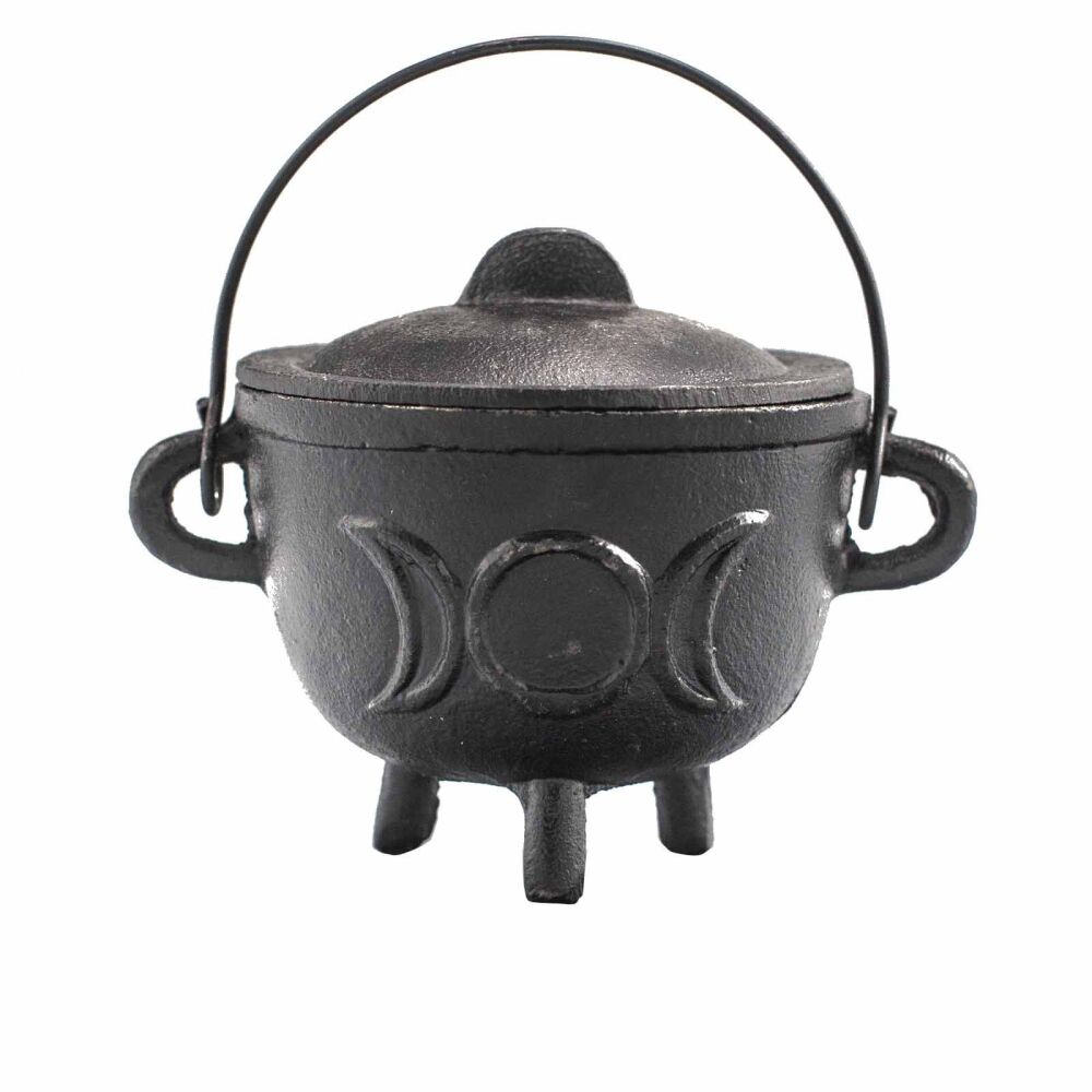 Cauldron with Triple Moon