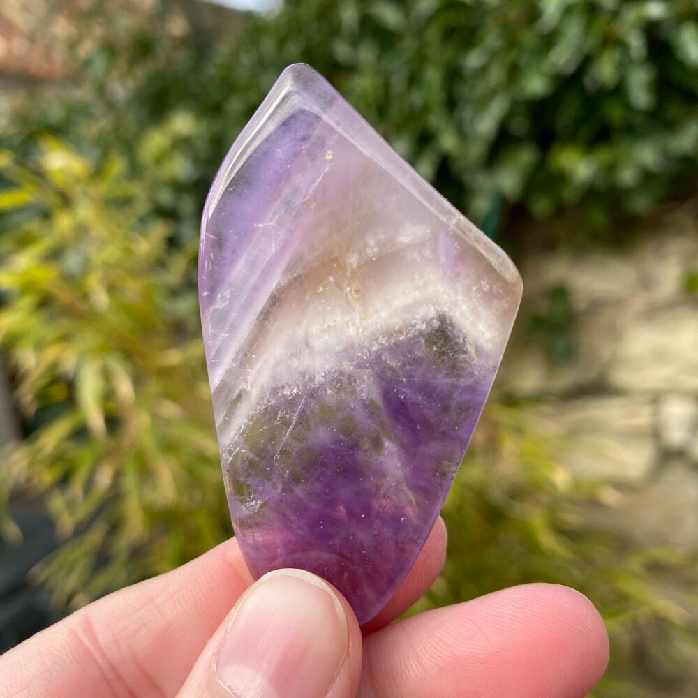 Amethyst (Chevron) Polished Slice ~#2