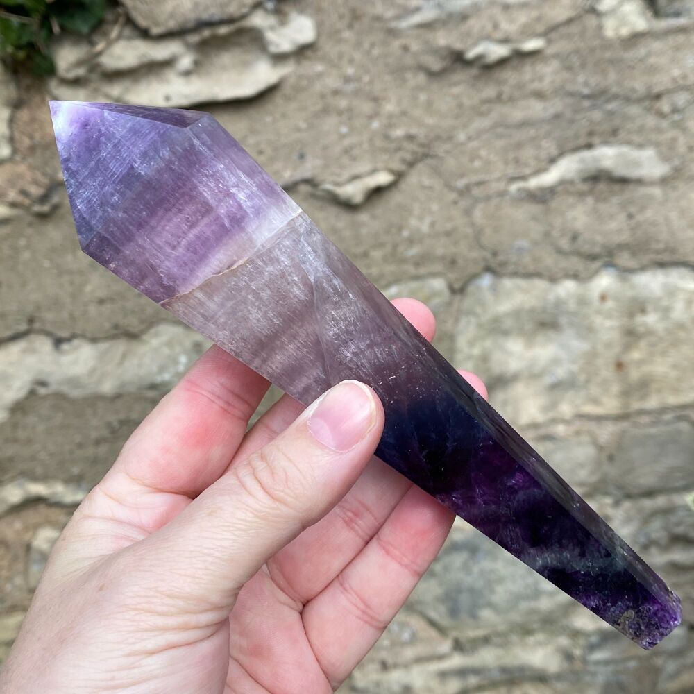 Fluorite Large  Point or Wand #1