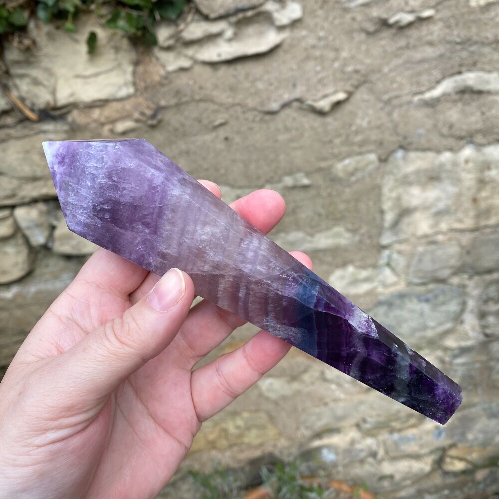 Fluorite Large  Point or Wand #2