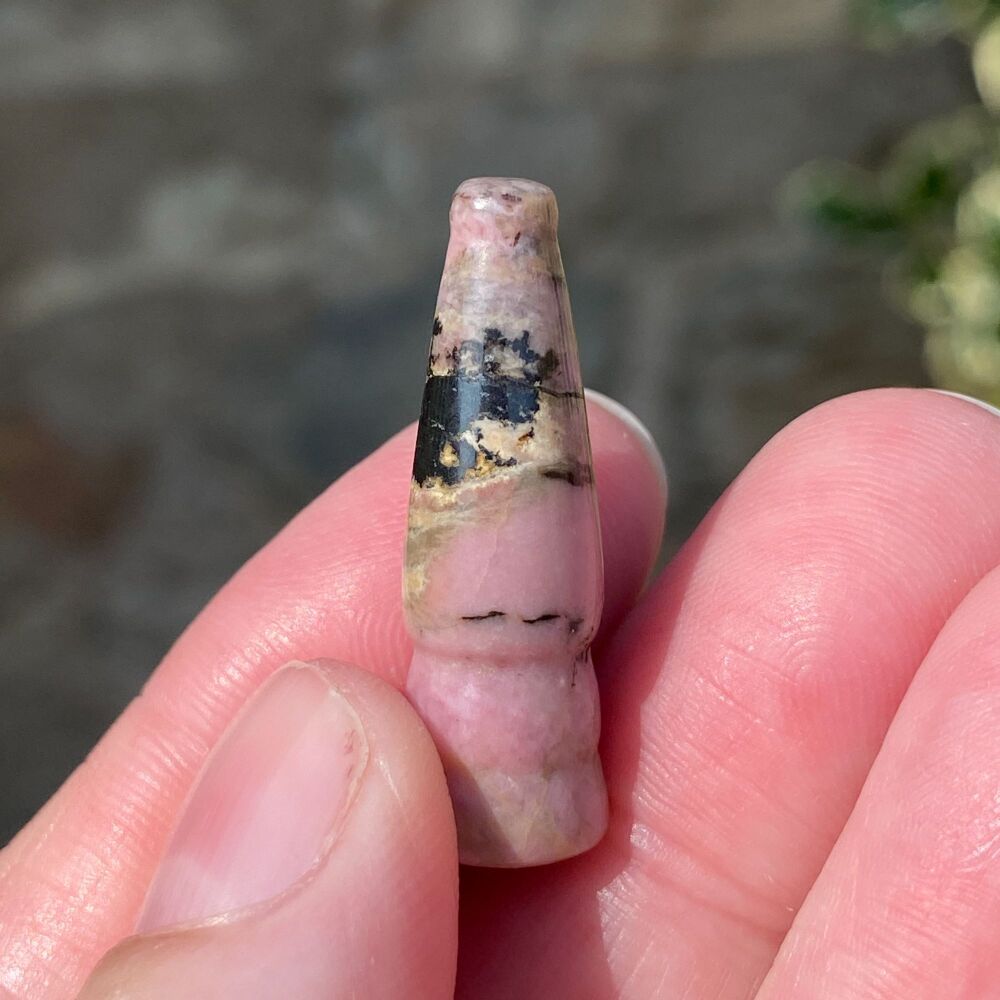 Mini Crystal Bottle ~ Rhodonite #1