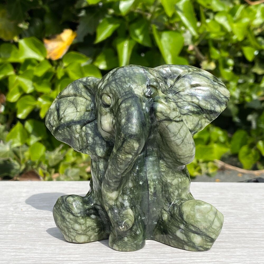 A Stunning Serpentine Elephant