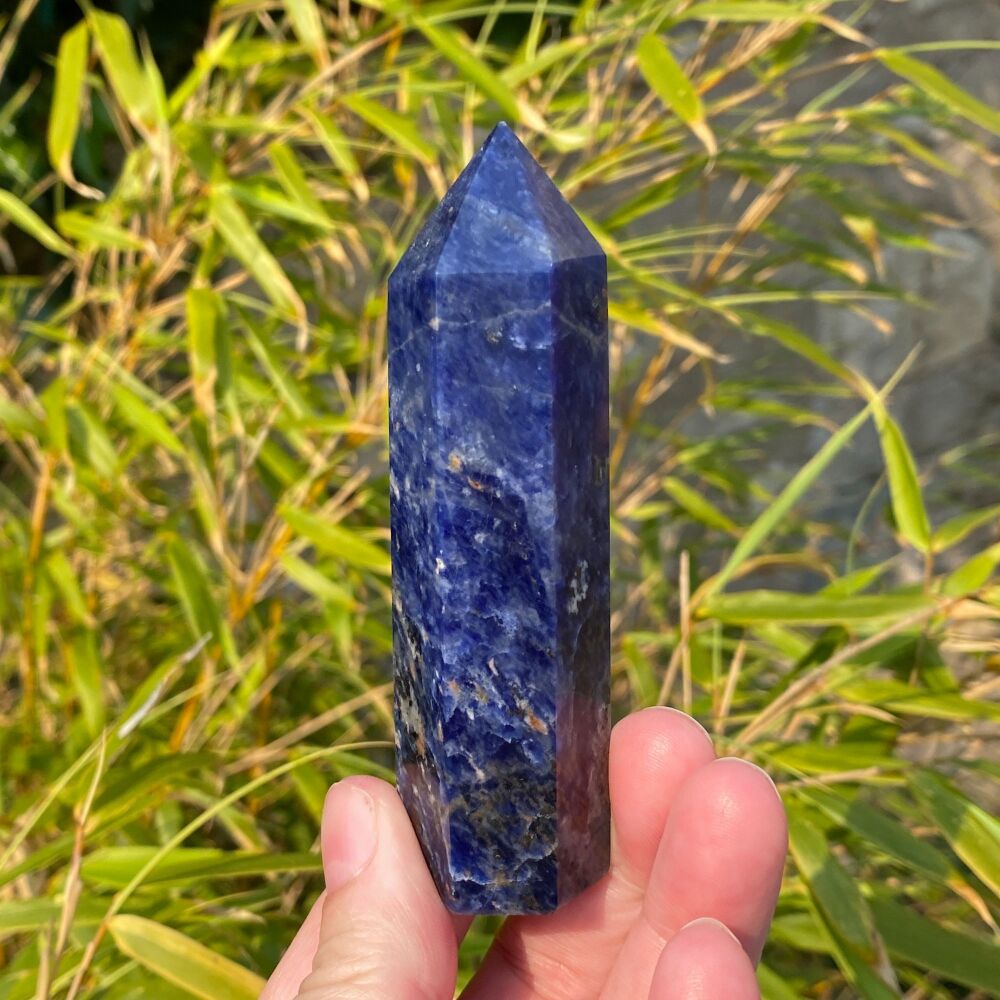 Sodalite Crystal Point