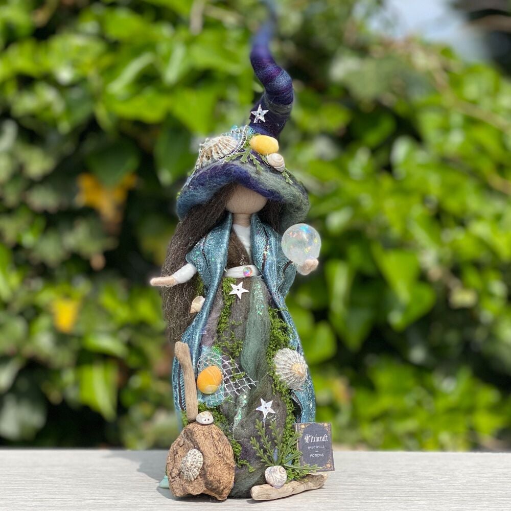 ** A New Coven of the Cauldron Collectible Witch ** ~ Sapphire