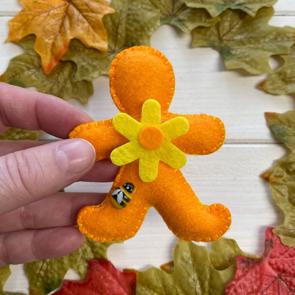 Poppet Doll ~ Anxiety Buster with Flower and Bee ~#1