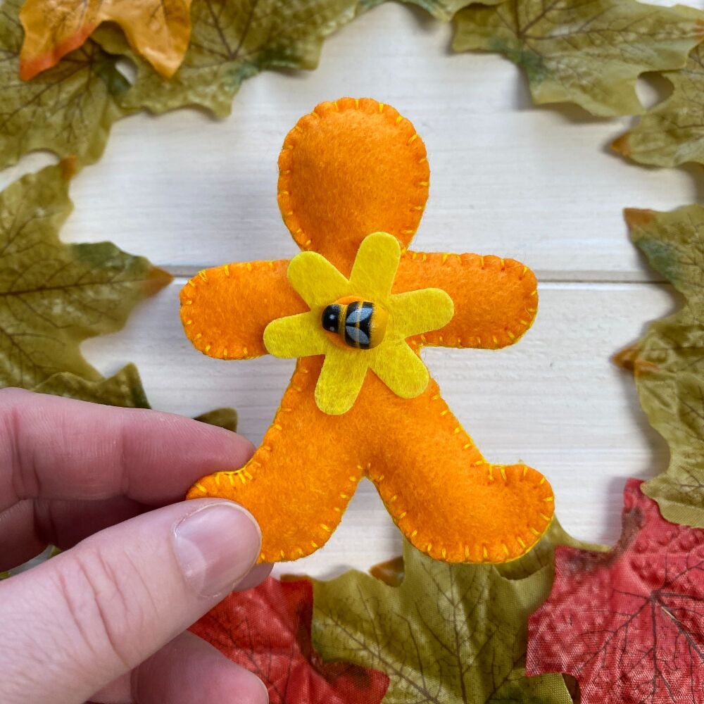 Poppet Doll ~ Anxiety Buster with Flower and Bee ~#2