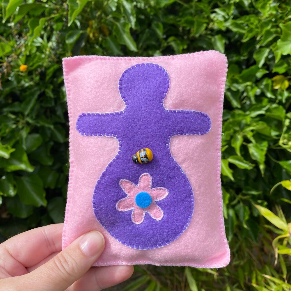 Goddess or Deity Pillow for your Altar ~ Pink
