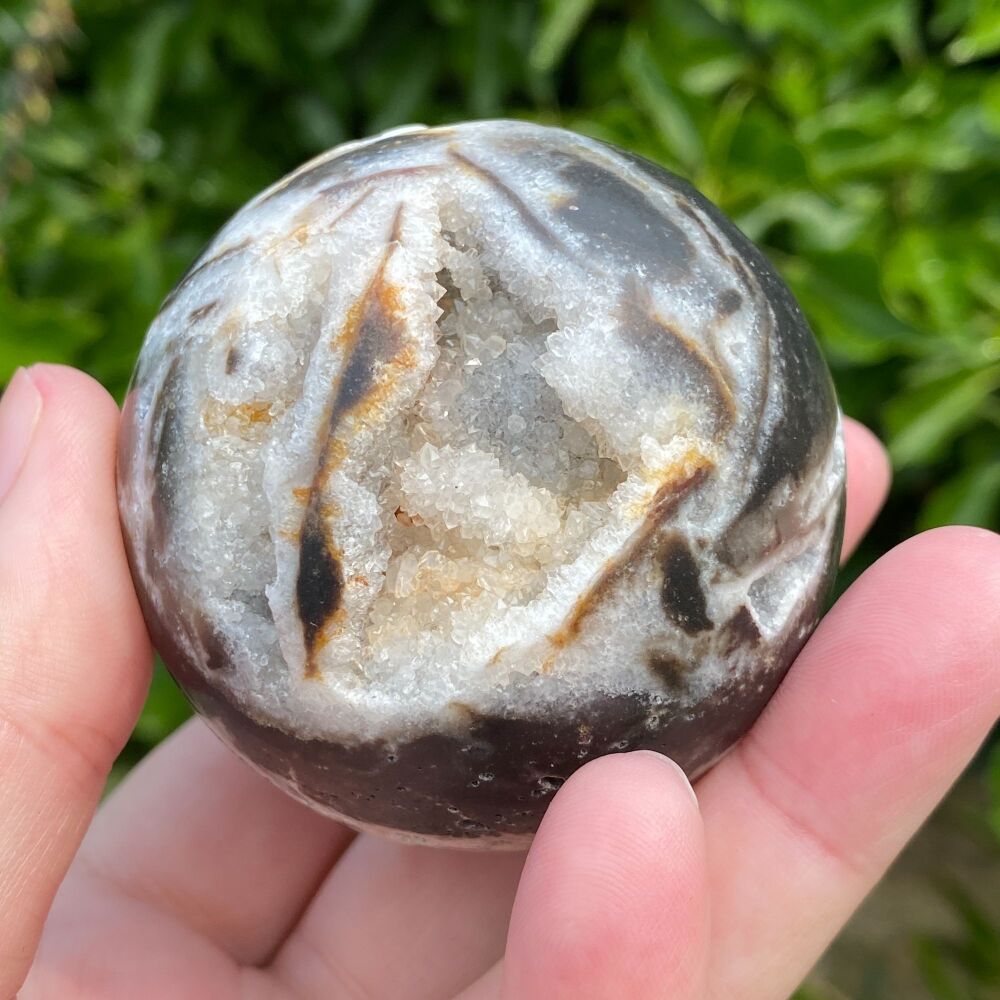 Sphalerite Large Druzy Sphere and Stand