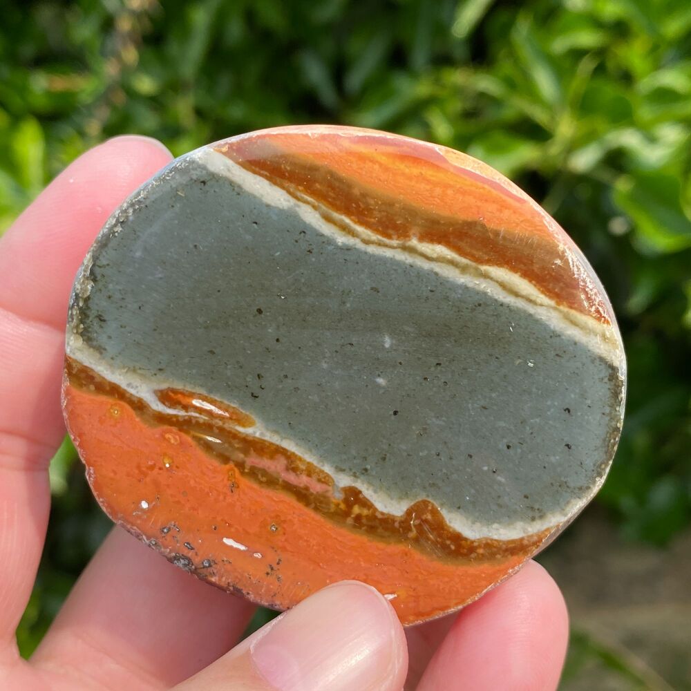 Polychromic Jasper Polished Half Sphere
