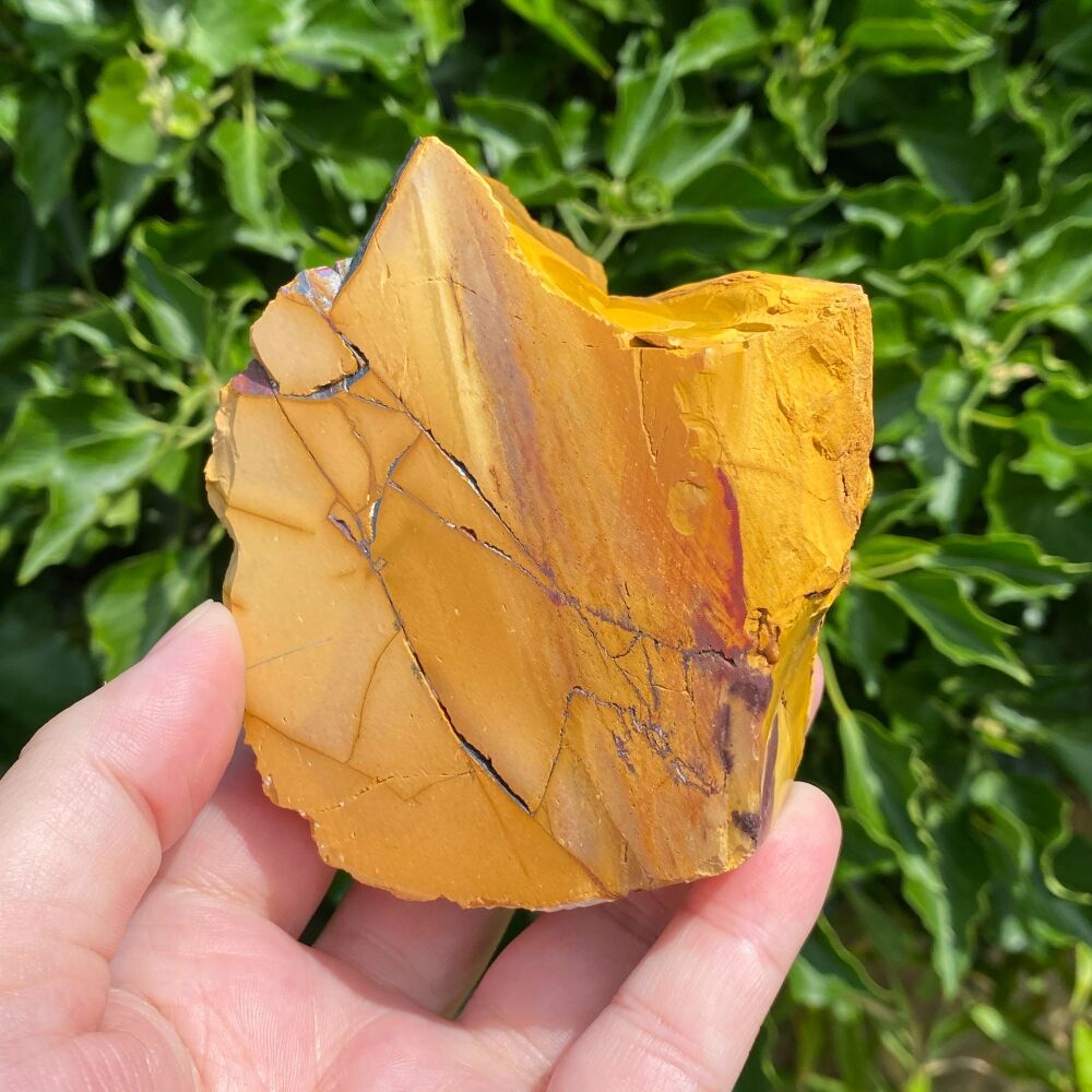 Mookaite Chunk with polished side ~ #Yellow ~ SALE Was £11.99