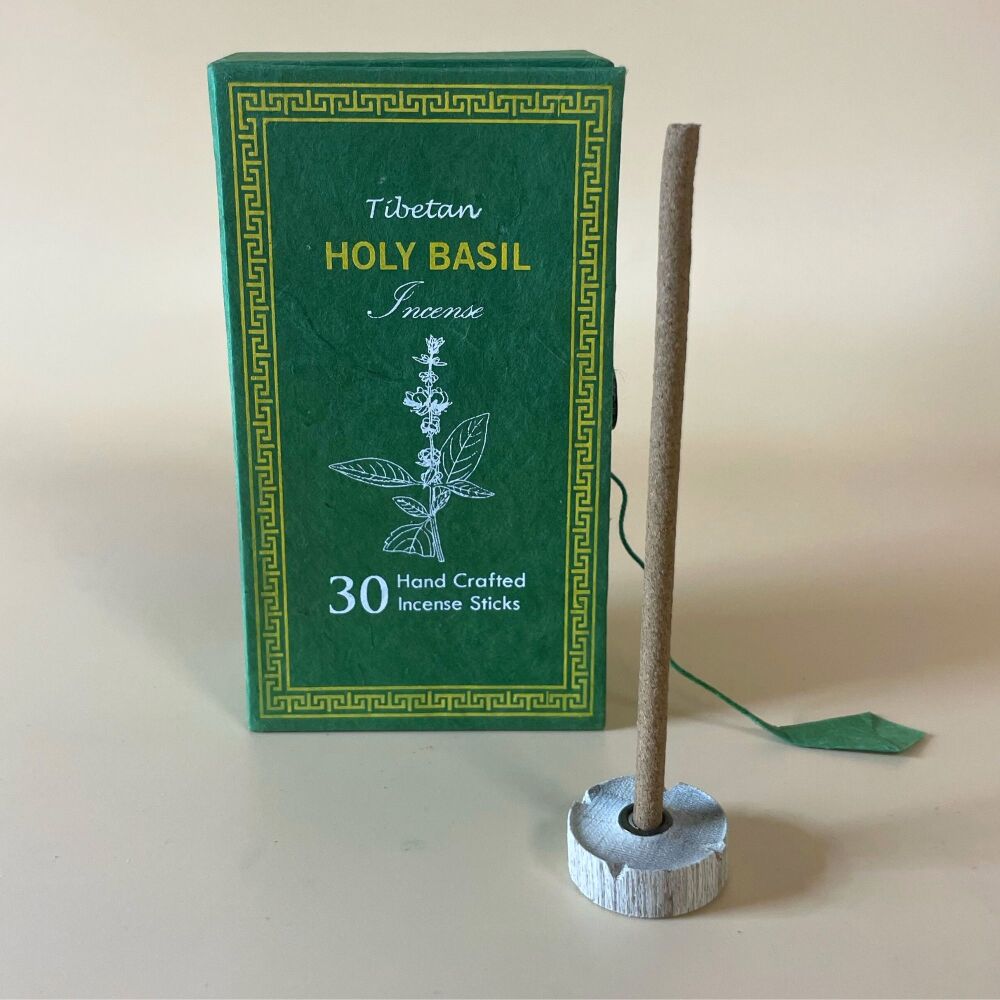 Himalayan Sugandhit Dhoop Incense Gift Set in Holy Basil  ~ SALE Was £8.50