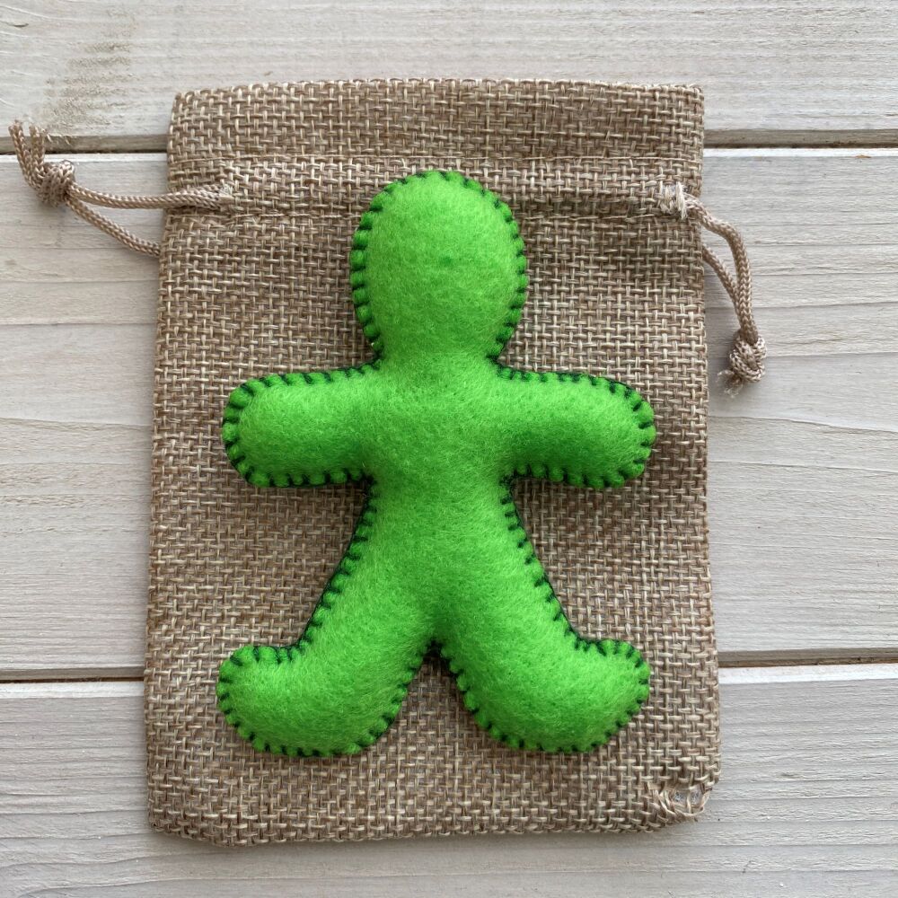 Pocket Positivity Poppet ~ Green #1