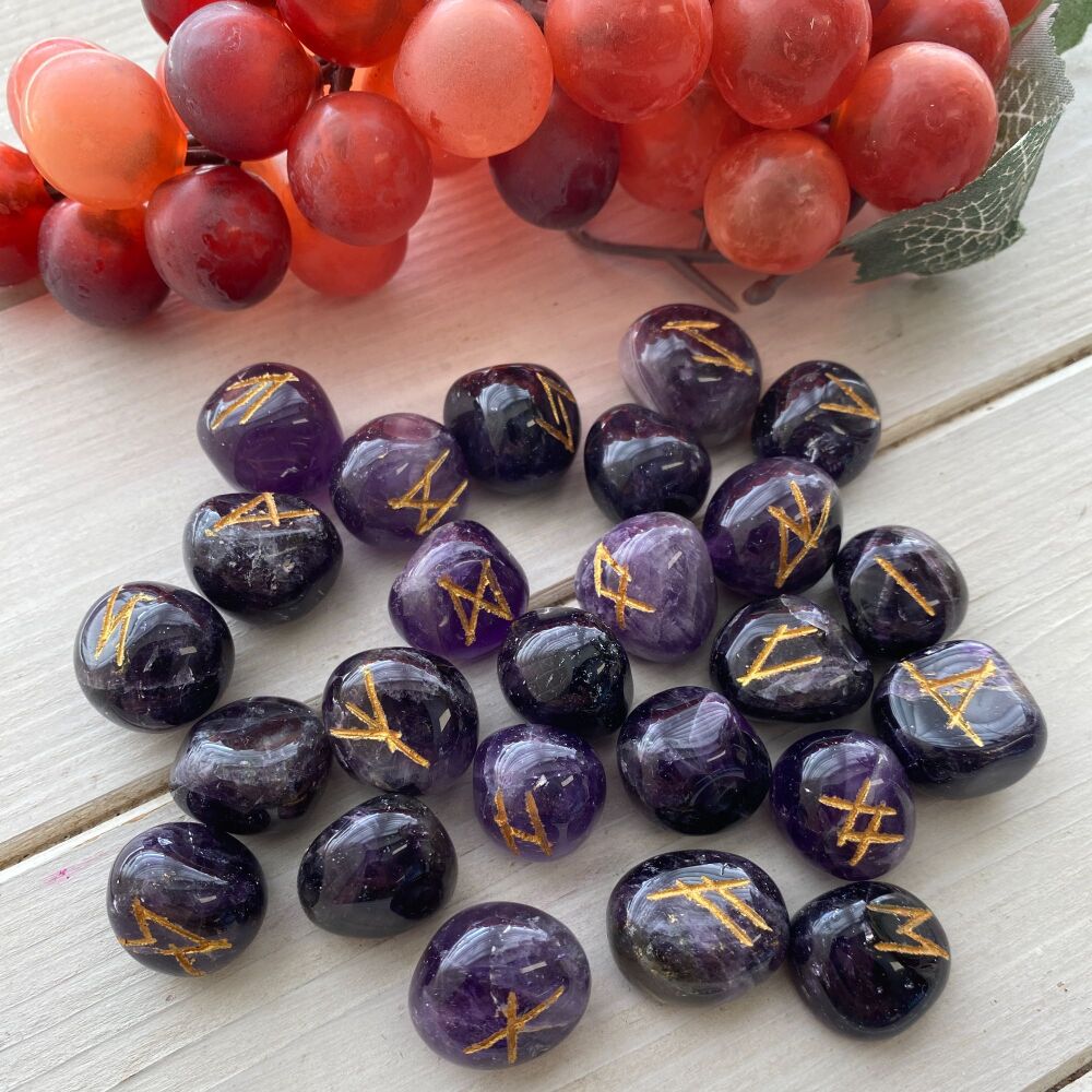 Crystal Runes ~ Amethyst