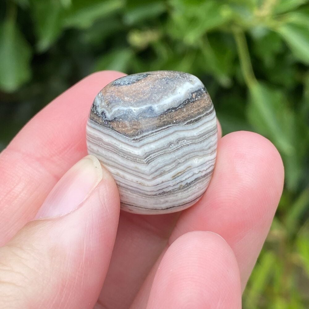 Banded Calcite Tumble Stone ~ #1
