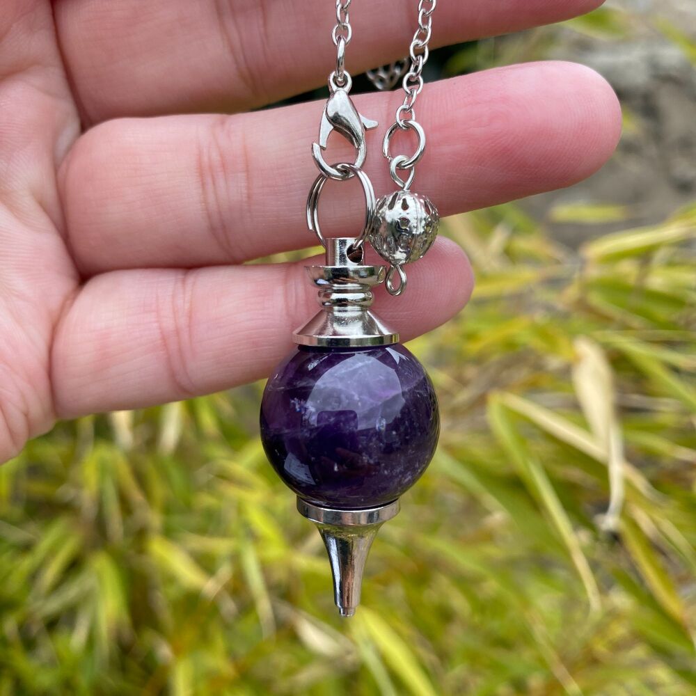 Amethyst Ball Pendulum