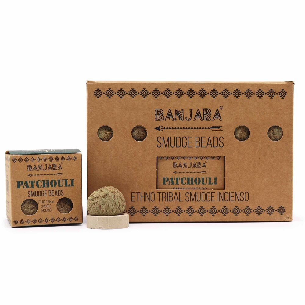 Banjara Tribal Smudge Beads ~ Patchouli