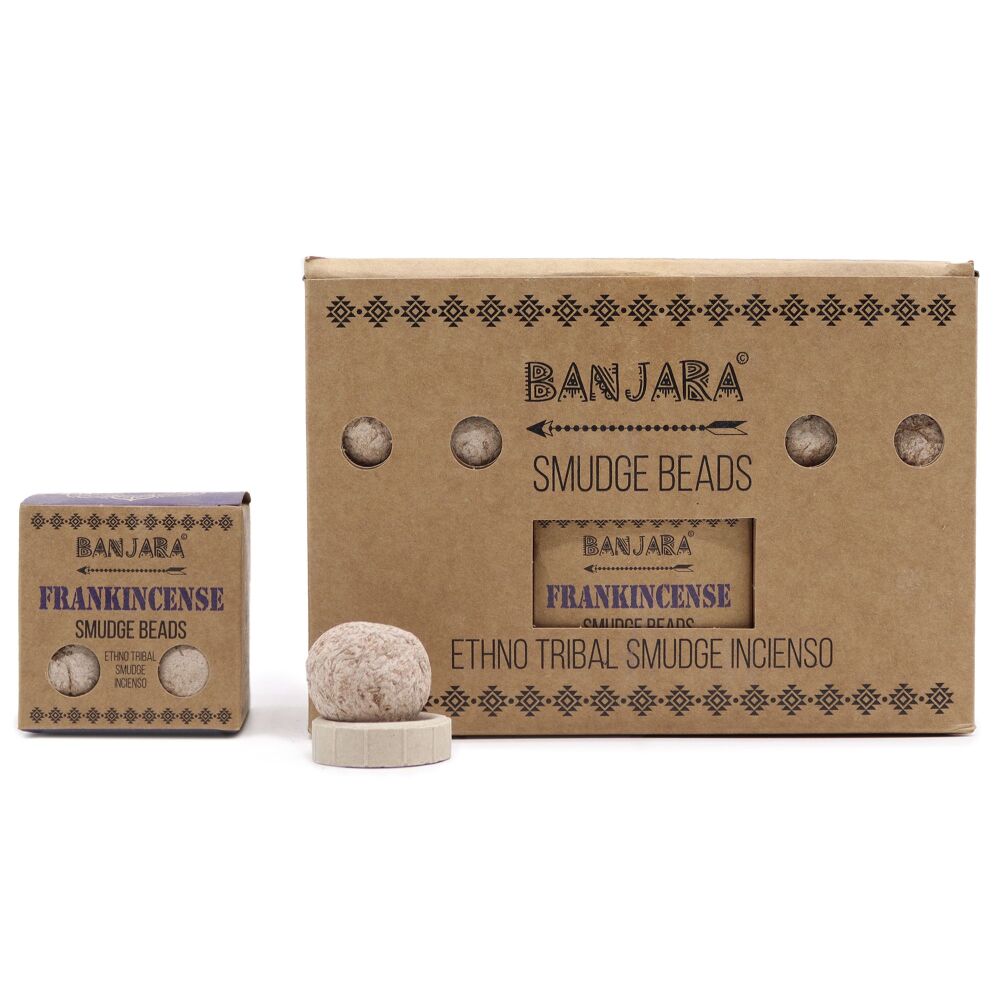 Banjara Tribal Smudge Beads ~ Frankincense