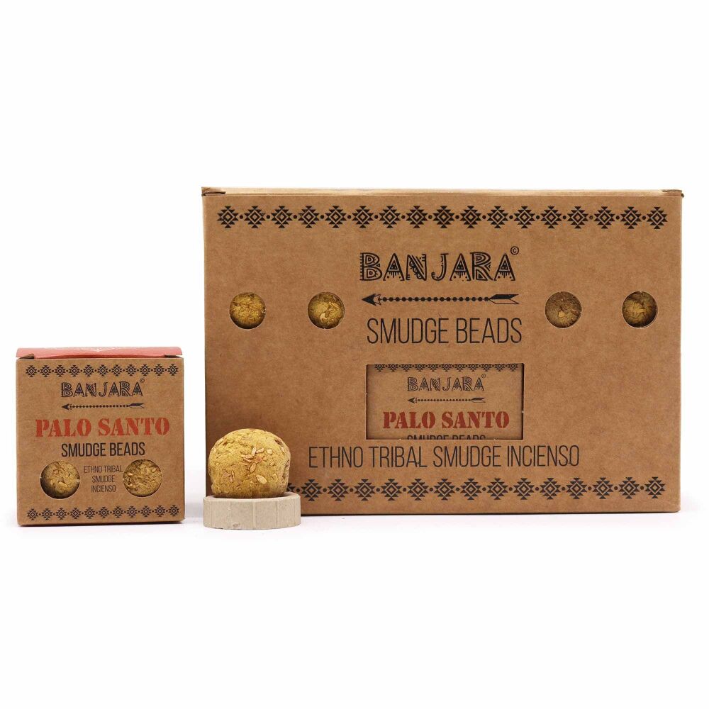 Banjara Tribal Smudge Beads ~ Palo Santo