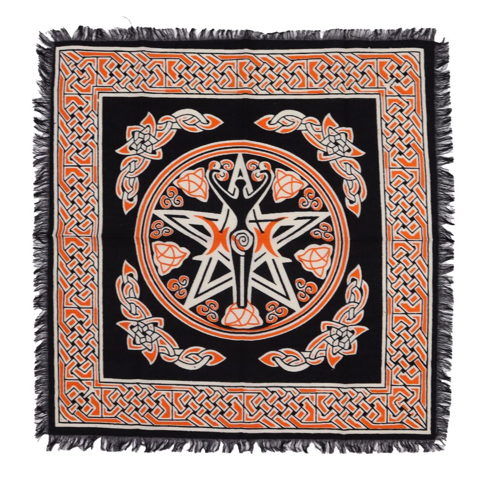 Altar Cloth with Fringe ~ Earth Mother