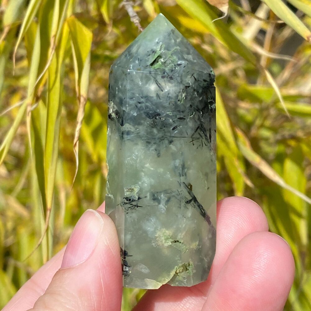 Prehnite Crystal Point