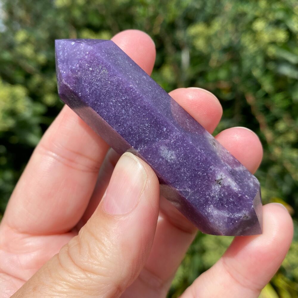 Lepidolite Double Terminated Wand