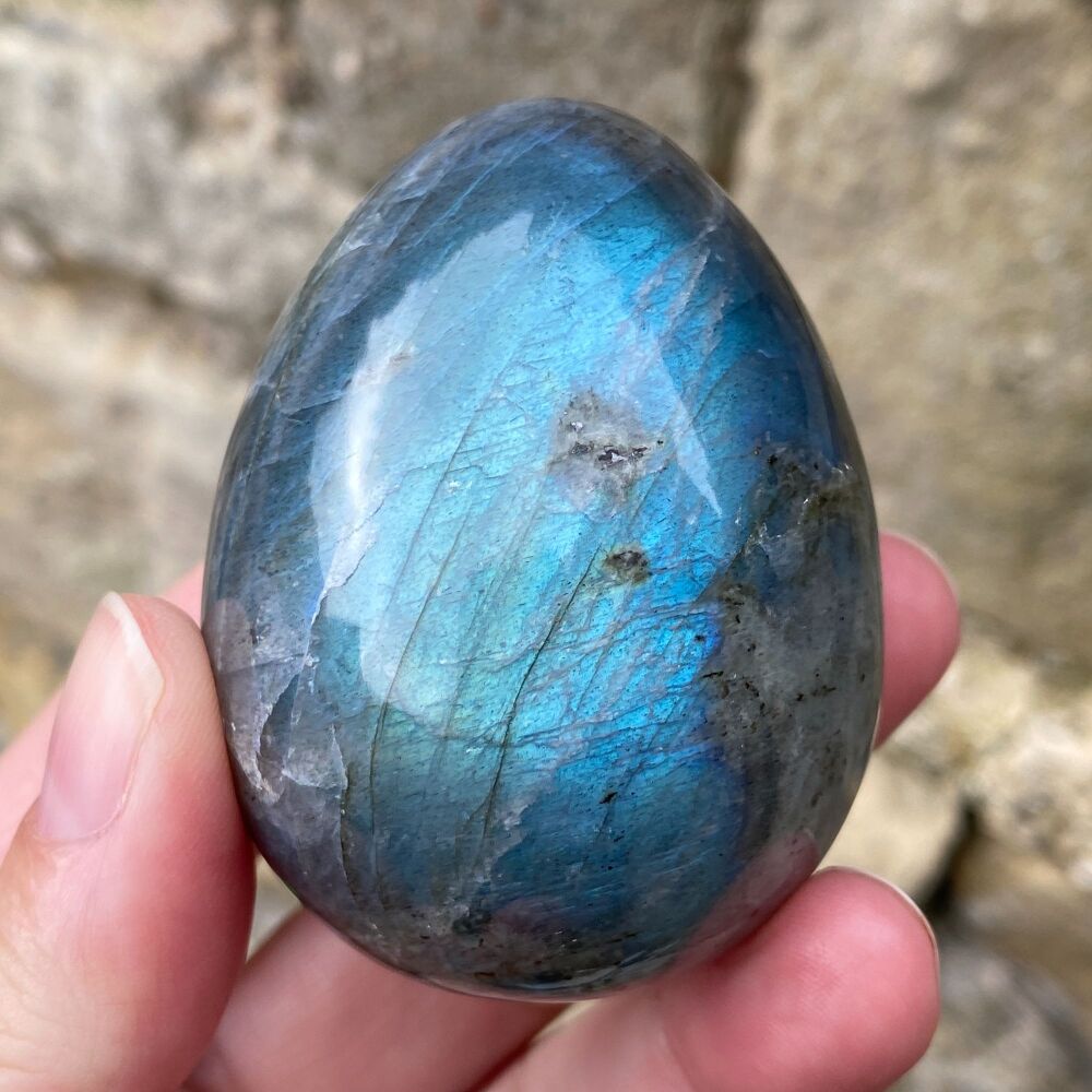 Labradorite Egg with stand