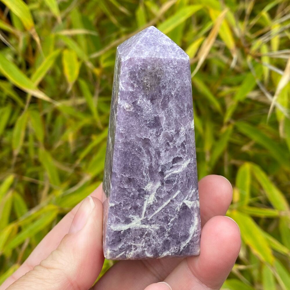 Lepidolite Point