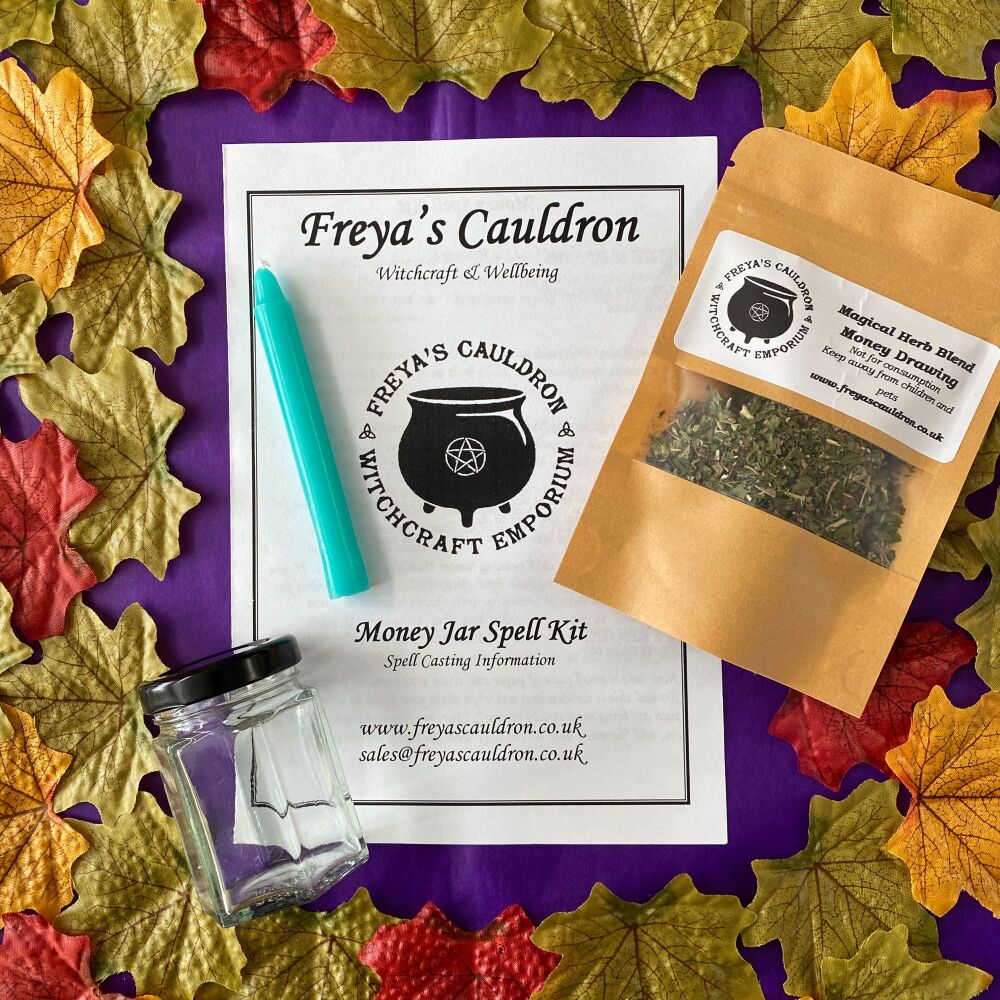 Jar Spell Kit ~ Money Hexagonal Spell Jar