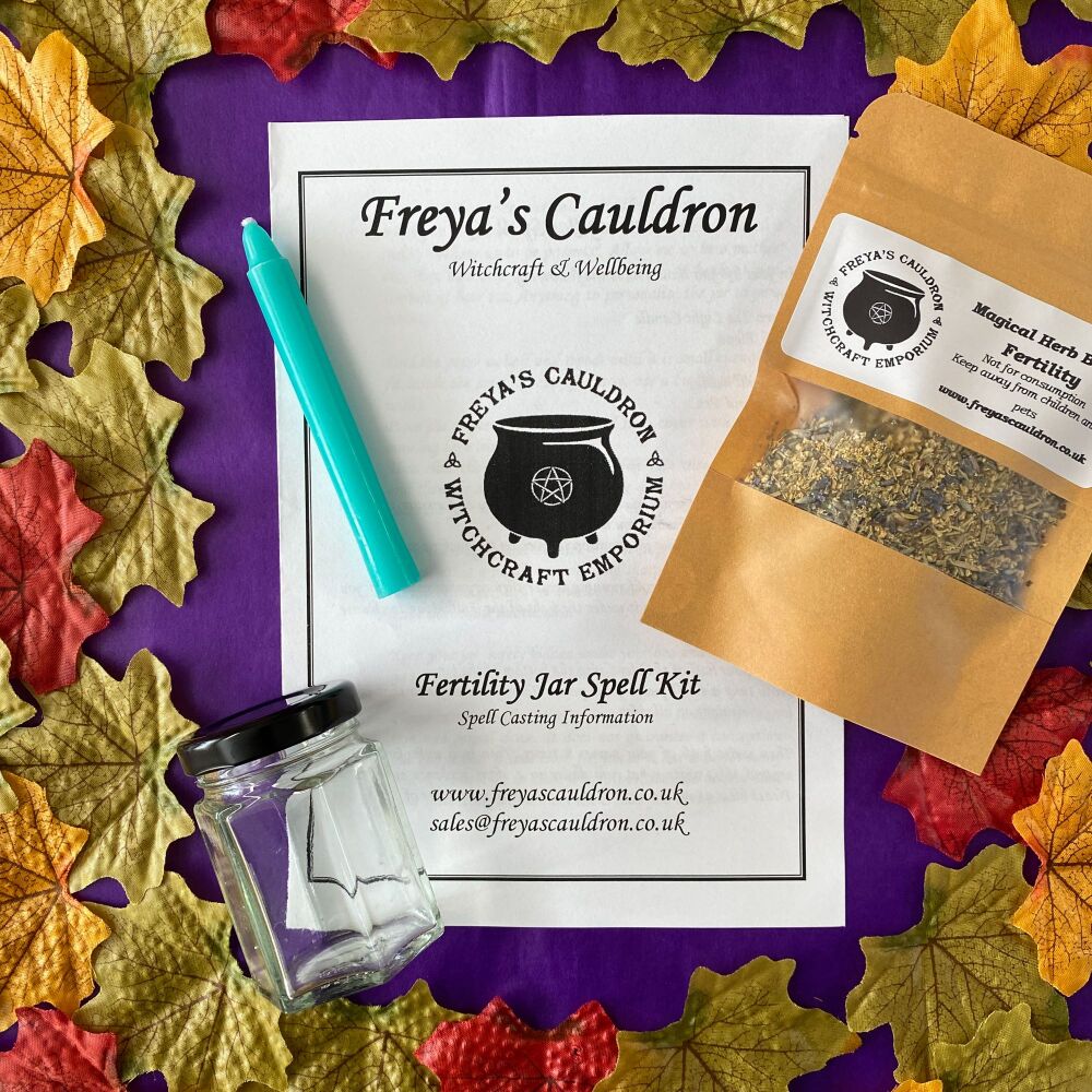 Jar Spell Kit ~ Fertility Hexagonal Spell Jar